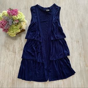 THX | Sleeveless ruffle Shrug